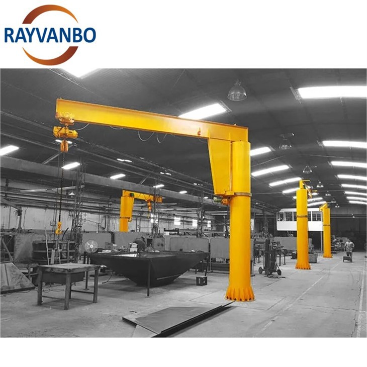 1 2 3 5 10 15 20 Ton Customized 180-360 Degree Rotation Jib Crane With Engine & Bearing For Workshop high quality