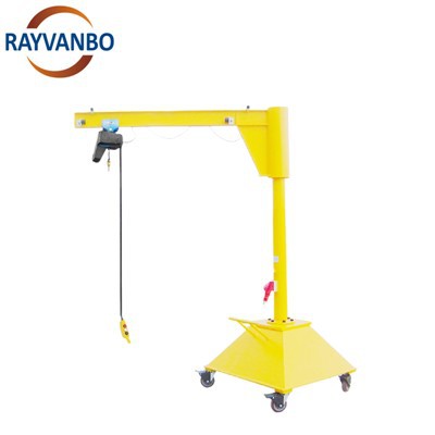 Mobile Jib Crane 1t 2t 5t 10t 20t Thorne 360 ​​Degre Portable Lifting Cantilever Crane