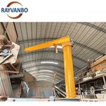 1 2 3 5 10 15 20 Tòn kolòn-monte Customized 360 Degre wotasyon manyèl elektrik Slewing flèch teknik